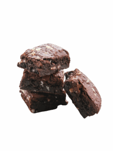 Stacked Walnut Brownies